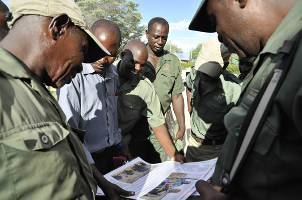 Community Game guards. Photo: NACSO/WWF in Namibia